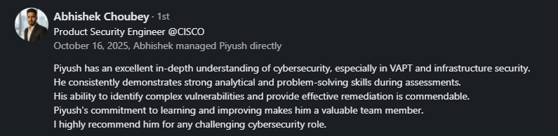 Abhishek - Cisco